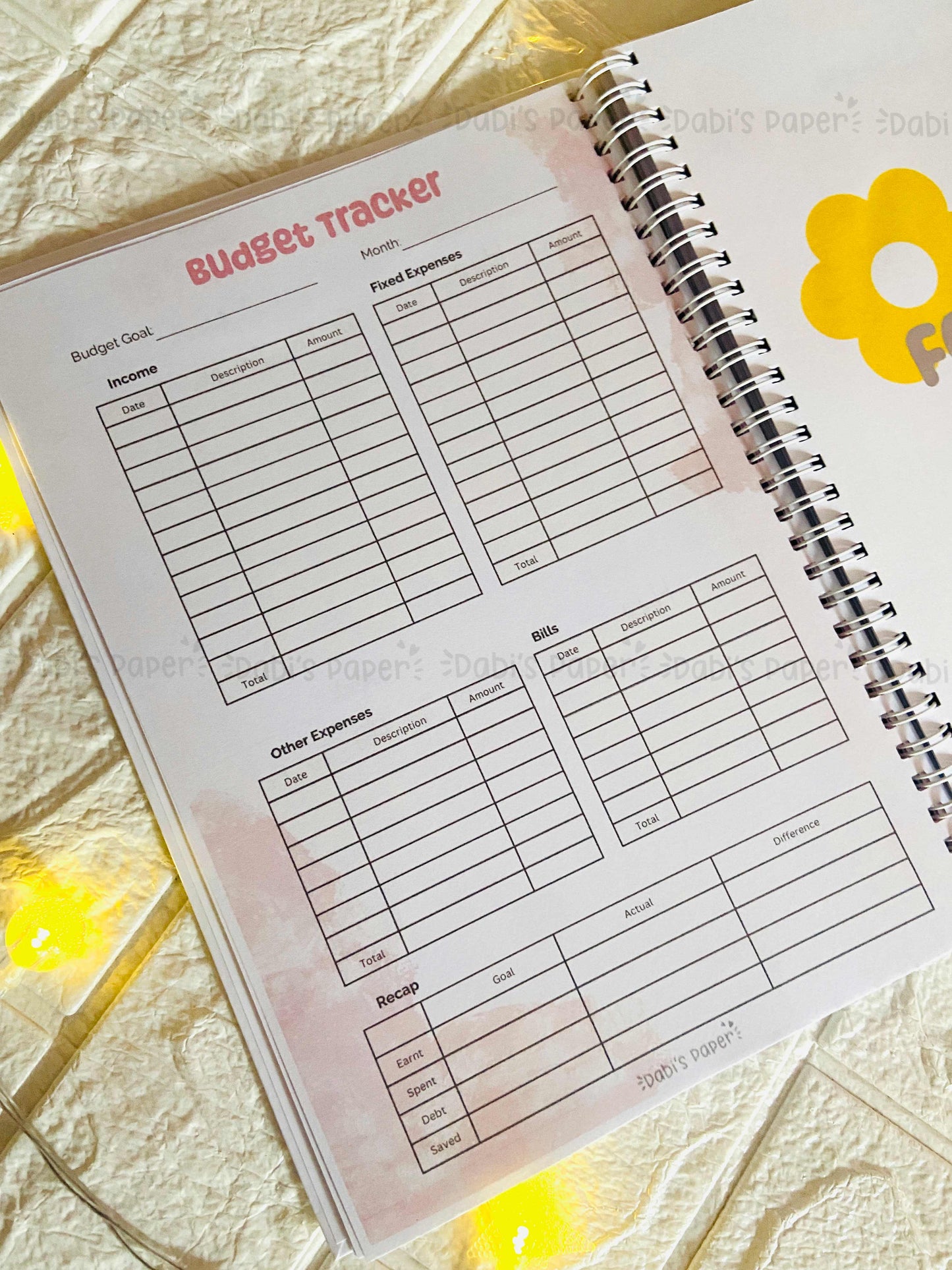 Blooming Year Planner